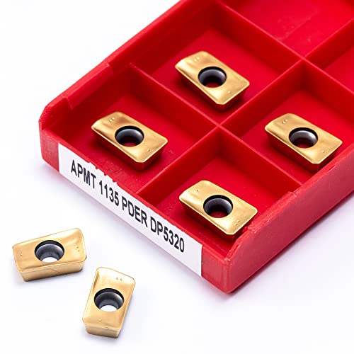 10 piezas Carbide Inserts APMT1604 1135 CNC miniatura 2