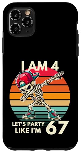 I'm 4�� 4�΂̒a���� 67 Party like I'm 6 7 �j�̎q �L�b�Y �X�}�z�P�[�X iPhone 11 Pro Max �p