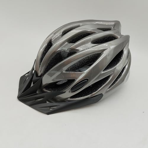 ROXX CRASEN Black Bike Helmet with LED,218g Lightweight Mountain Bicycle