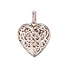 Produktbild Engelsrufer Anhänger mit weißem Klangherz 66 weißen Zirkonia 925er-Sterlingsilber rosévergoldet Größe 29 mm