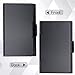 MaxGear Aluminum Business Card Holder for Men & Women, Professional Business Card Case Wallet Name Cards Holder, Capacity: 22-30 Cards, 3.7” x 2.45”, Super Light, Black