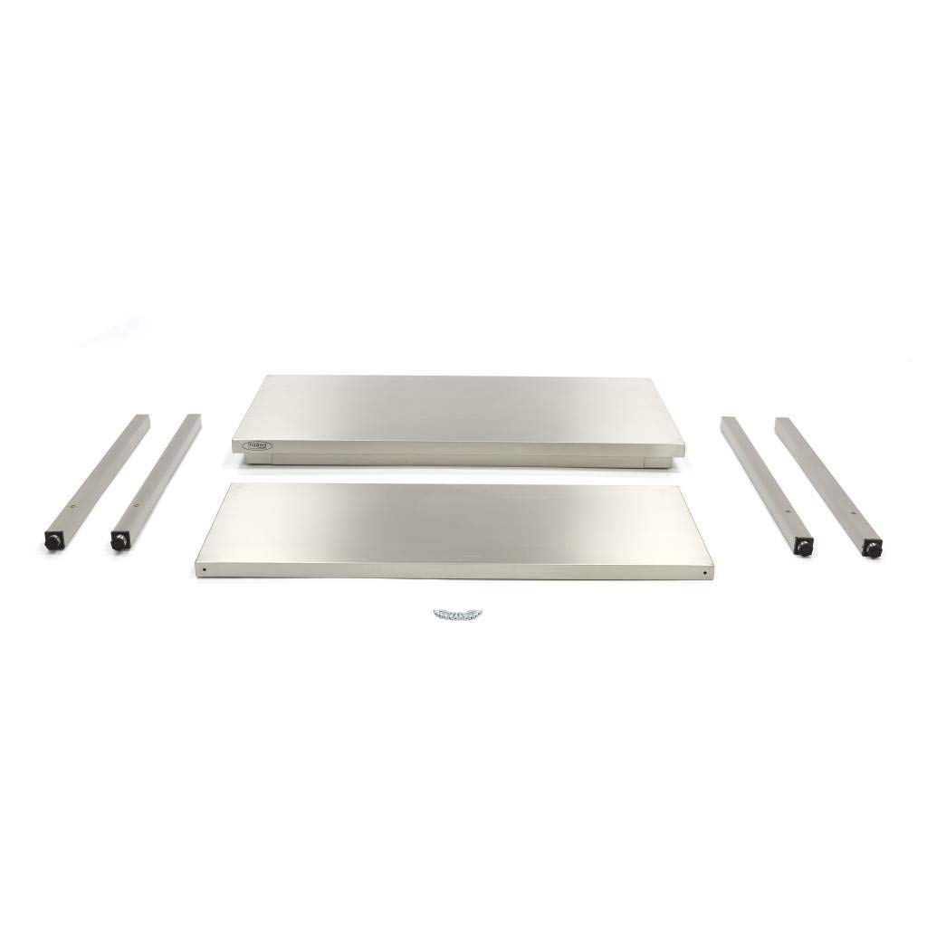 Table de travail restauration inox 60 x 70 cm hauteur réglable - table de travail professionnelle - ergonomique responsable
