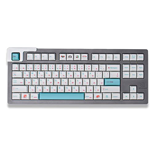 XDA Profile Touches 122 touches PBT Dye-Sub Thème sushi japonais Compatible avec clavier mécanique Cherry MX 108/81/75/60 Cover