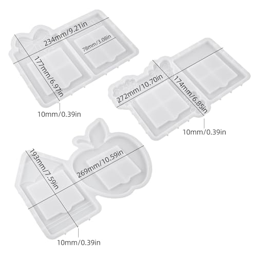 Molde de silicona para porta notas adhesivas miniatura 4