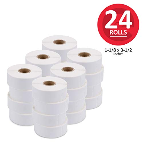 enKo Compatible for Dymo Labels 30252 (1-1/8 x 3-1/2") Label for Dymo Labelwriter
