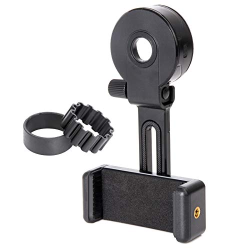 Telescope Phone Adapter, SZAIENXIL Universal Telescope Cell Phone Adapter Mount - Compatible Binocular Monocular Spotting Scope Telescope Microscope Fits Almost All Smartphone on The Market