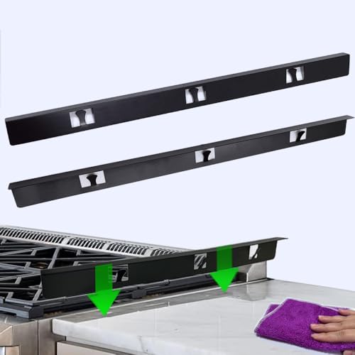 Mewvine Black-5 Herdspaltabdeckung Schwarz 59,4 cm