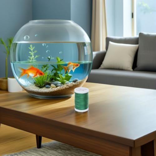 VICASKY Aquarium Plant String for Marimo Moss and Anubias 218.7 Yard Biodegradable Moss Cotton Thread - 4