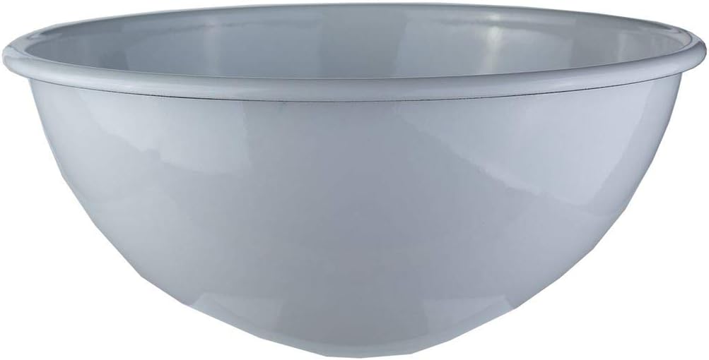Riess Emaille Obstschale 'Country Dirndl' – 26 Cm, 4 Liter, Blümchenblau, Für Induktion