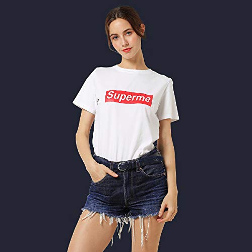 Falari Women Genuine Leather Belt Fashion Dress Belt With Single Prong Buckle 6028-Navy-S #TOP3