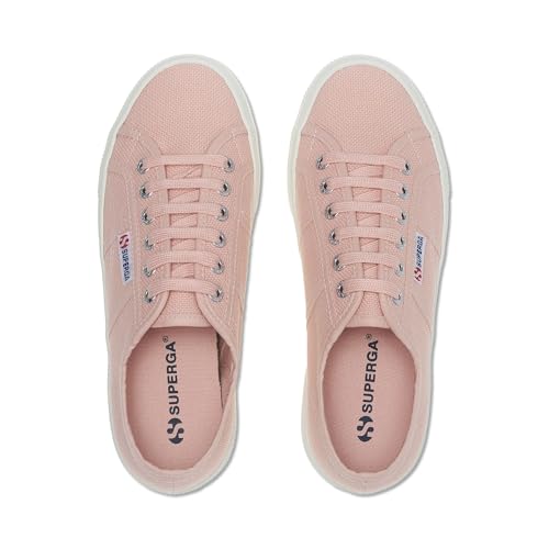 Image of Superga - Womens 2740 Platform Shoes, Color Pink Blush /F Avorio, Size: 5.5 M US Mens /7 M US Womens