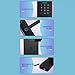Swokely Smart Lock WiFi Keyless Entry Door Lock TY APP, Fingerprint, Password, Card, Mechanical Key Unlocking Methods Door Lock for 35-60mm Thickness Office Home Bedroom Door