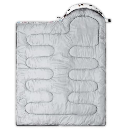 Image of QOOMO Axolotl Cute Camping Sleeping Bags,3 Season Warm & Cool Weather,Lightweight,Waterproof Sleeping Bags for Adults & Kids,Traveling,and Outdoors