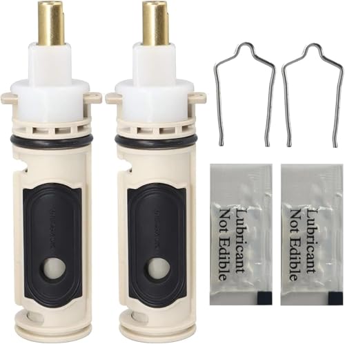 Replacement Cartridge for Moen One-Handle Posi Temp Faucets Tub Shower Replacement Part Compatible with Moen 1222/1222b Cartridge (2Pcs)