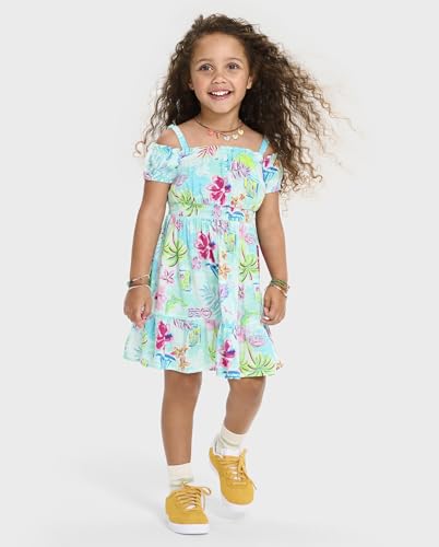The Children's Place,Baby-Girls,and Toddler Sleeveless Dressy Dresses,Tropical Cosmos,2 Years3