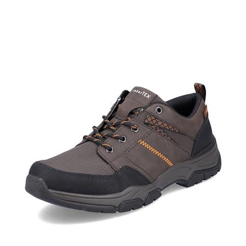 Rieker Herr 31212 halvskor med snörning, Brunkombi, 42 EU