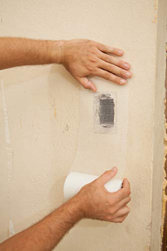 Red Devil 1226 Onetime Fiber Mesh Crack Patch 6" X 75' Wall Repair Fabric, 1-Pack, White #TOP3