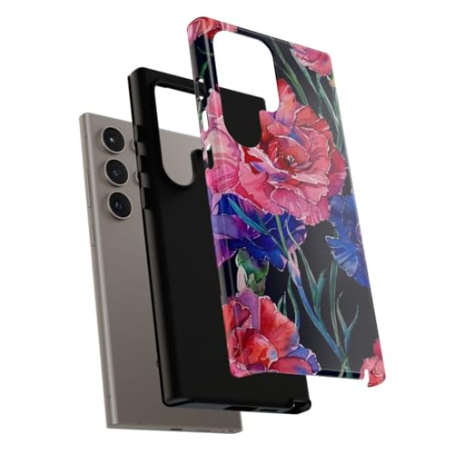Coque Samsung S24 Ultra motif œillets aquarelle pour un style élégant au quotidien