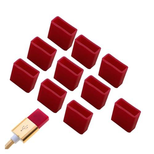 Tapón antipolvo USB de silicona blanda para la conservación de terminales de datos, 12 uds