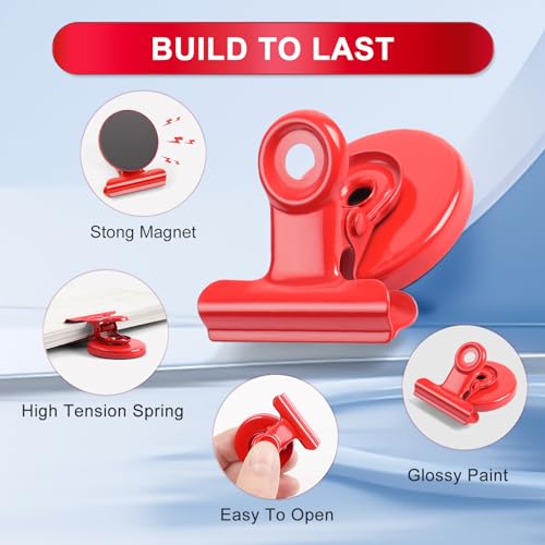 Diyself Fridge Magnet, 8 Pack Magnetic Clips, Heavy Duty Magnets For Whiteboard, Refrigerator thumb #4