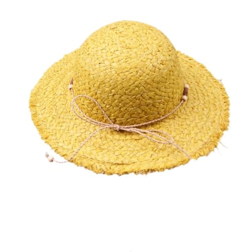 Chapeau en raphia bohème et coloré pour sublimer vos souvenirs d'été