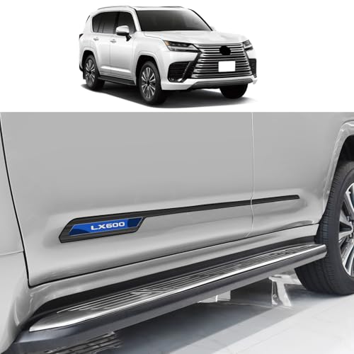 Car Body Trim for 2024 2025 2026 Lexus Lx600 & Lx500d Car Body Anti-Collision Trim Appearance Modification Accessories (Stainless Steel Black)