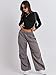 ANRABESS Women’s Long Sleeve Shirts Tight Fitted Going Out Crop Tops Crewneck Basic Tee Y2k Fall Outfits Teens Girls Clothes Black L