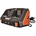 Ridgid AC840094 Gen5X Dual Port 18V Lithium Ion and NiCad Battery Charger with Pass-Through AC Ports and USB Charging (Batteries Not Included, Charger Only)