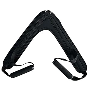 F Fityle Ab Crunch Harness Exercise Cable Machine Attachment Gym Workout Abdominal Muscle Training Equipment