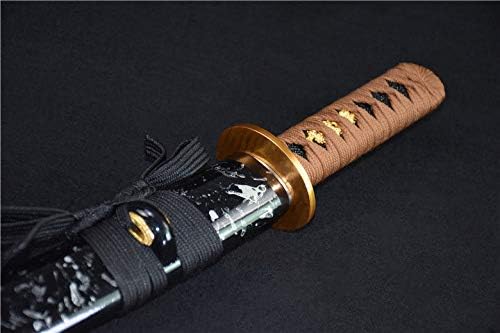 Unique Japanese Tanto Sword Wakizashi Samurai Katana Sharp High Manganese Steel Blade