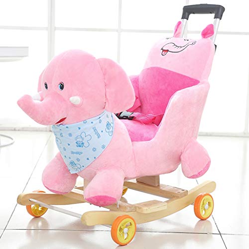 Schaukelpferd Geschenk Netter Innenschwingstuhl Großes Baby Spielzeug Kinder Multifunktional Schaukelspielzeug HUYP… – Bild 3