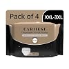 Carmesi Disposable Underwear for Women | Overnight Leakproof for Postpartum & Incontinence | 360 Coverage & Comfortable Sleep Protection | Size XXL-3XL, Waist 43-54 in (4 Count) White