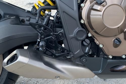 Commandes Reculées HONDA CB650F CBR650F 2014-2018 Racing AVDB Noir - 3