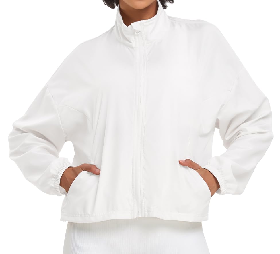 VUTRU Damen Leichte Laufjacke - Stilvolle Sportjacke, Atmungsaktive...