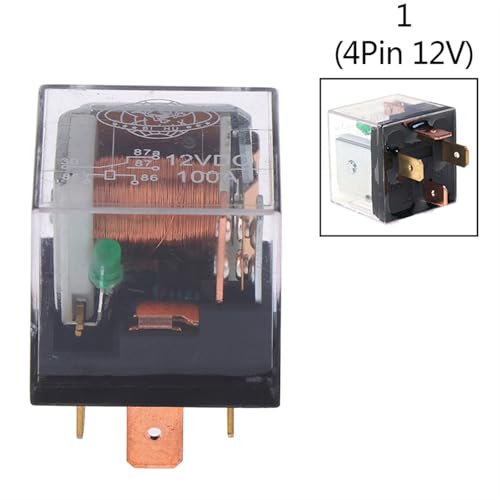 Relé 12V 4 pin 100A para evitar sobrecargas y proteger el motor 2