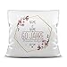 Kissen Hochzeitstag Diamantene Hochzeit - mit Name & Datum selbst gestalten - 60 Jahre Ehe, Geschenk Hochzeit, Jubiläum, Jahrestag - Hochzeit Kissen Polyester Weiß, 40x40 cm I Personalisiert