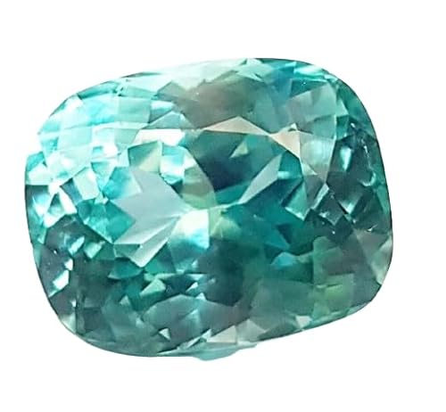 Generic G639 20 Ct Natural D-Green Color Sapphire Cushion Cut Certified Loose Gemstones cover