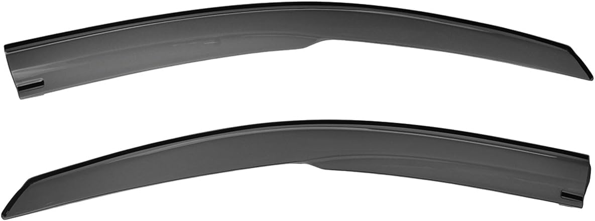 for 2013-2017 Honda Accord 4Dr Sedan | EOS Visors JDM Mugen Style Smoke Tinted Side Vents Window Rain Guard Deflectors
