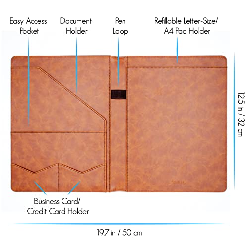 image for Stylio Padfolio/Resume Portfolio Folder - Interview/Legal Document Org
