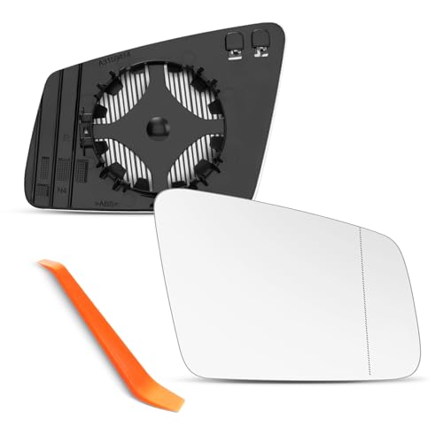 Passenger Side Mirror Compatible with Mercedes Benz A220 W176, B250 W264, C300 W204, E350 W212, S550 W221, GLA250 X156, GLK350 X204, Mercedes Benz A B C E S Class GLA GLK, Right Side, Heated