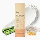 The Earthling Co. Dry Shampoo - Non Aerosol Volumizing Powder for Oil - Natural, Organic Ingredients for Blonde and Gray Hair - Talc-free formula with Rosemary Oil and Biotin (Light Hair, 2.6 oz)