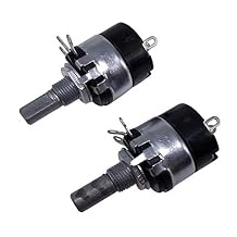 2pcs 100K ohm B100K Linear Potentiometer ON/Off Switch WH137-2 RV137-2