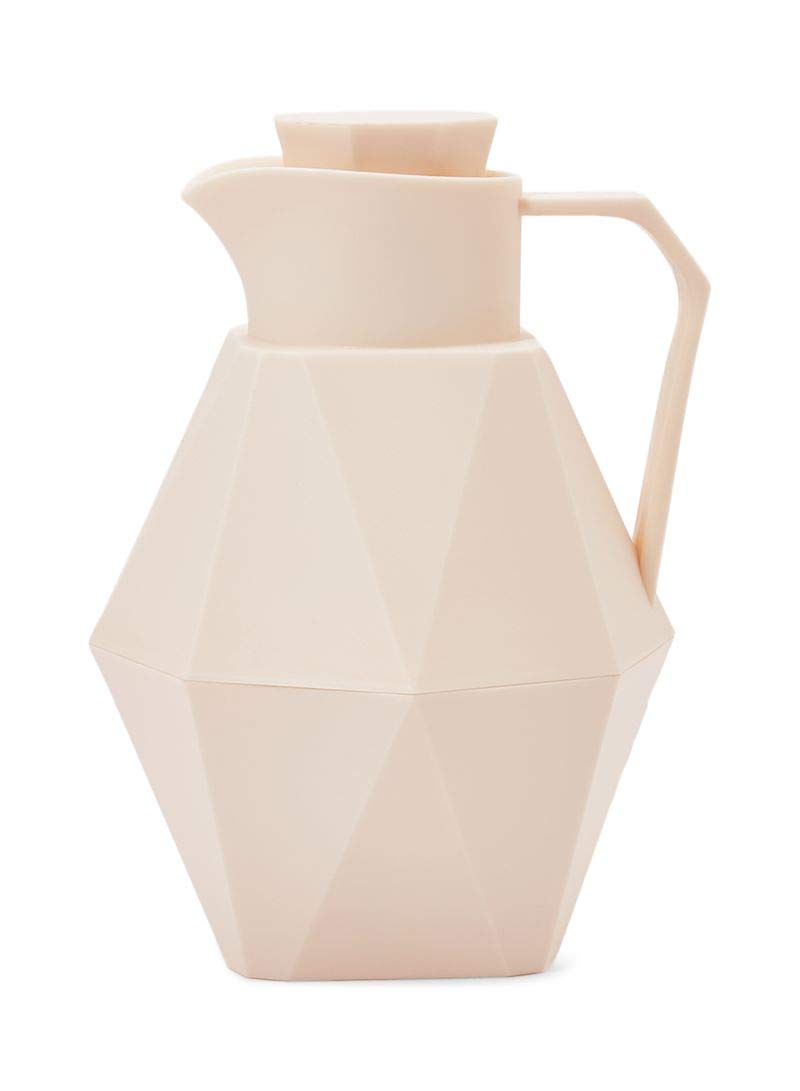 Opalina New Diamond Design Flask, Beige, 1 litre, Op-93-Beige
