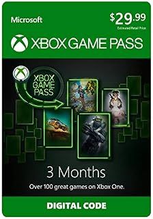 Xbox Game Pass - 3 Month Membership - Xbox One [Digital Code]
