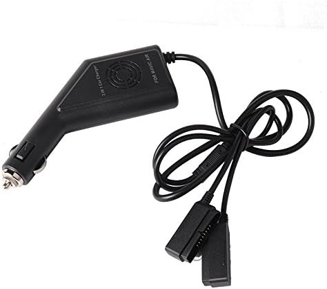 iMusk 3 in1 Car Charger 2 Battery Charging Ports & 1 USB Port Remote Control Charger for DJI Mavic Air Drone Accessories