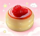 MORISHOP スクイーズケーキ おもちゃ 水感もちもち ぷにぷに低反発 フィジェットトイ ストレス解消 減圧グッズ 握る玩具 伸縮自在 洗える 静音 癒しグッズ 大人兼用 プレゼント用 (I いちごのスフレ) [並行輸入品]