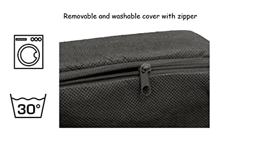Altabebe AL5000-15 Reisebettmatratze anthrazit, 60x120 cm/Höhe 4,5 cm - Matratze für Baby Reisebett mit Stoffbezug, atmungsaktiv, waschbar, schadstoffgeprüft – Bild 5