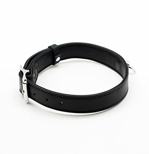 SMspade Kunstleder Kragenchoker schwarz für Männer Frauen Cosplay