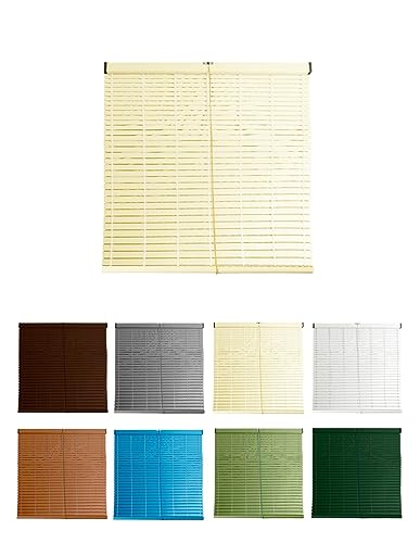 JARDIN202 - Persiana de PVC Alicantina con Polea Metálica | Persiana Enrollable | Estor Enrollable...