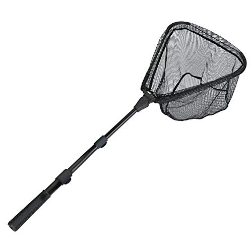 Fishing Landing Net with Telescoping Pole Handle (under $50)